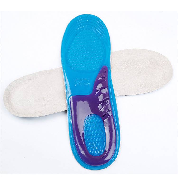 Anti Bacteria Shock Proof Foot Silicone Material Gel Insole